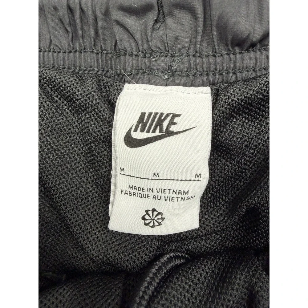 Nike Wmns Black Sportswear Swooshie Jogger Pants Elastic Waist Drawstring MD